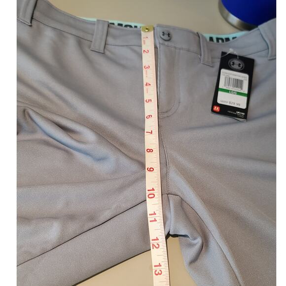 NWT Under Armour light grey capri softball pants - LARGE - Picture 2 of 5